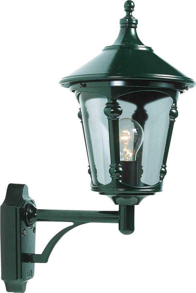 Konstsmide Virgo Up 571-600 Außenwandleuchte Energiesparlampe, LED E27 100W Grün