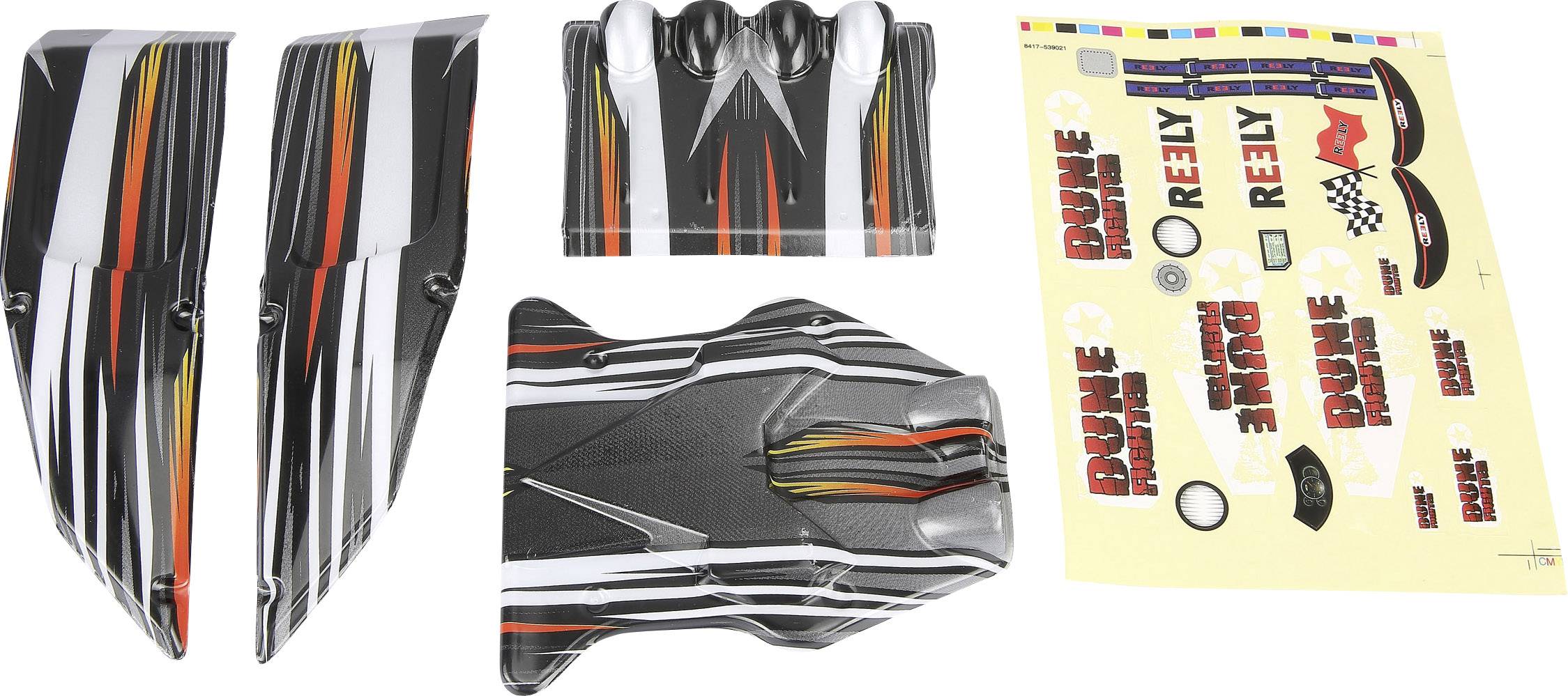 Reely 539088 1:10 Karosserie Lackiert, geschnitten, dekoriert