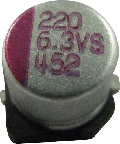 Teapo PVS227M6R3S0ANEA1K Elektrolyt-Kondensator SMD 220 µF 6.3V 10% (Ø x H) 6.3mm x 5.8mm