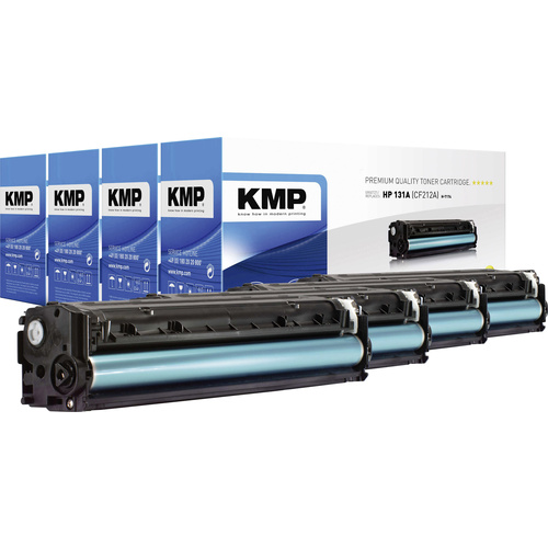 KMP H-T171V Tonerkassette Kombi-Pack ersetzt HP 131A, 131X, CF210A, CF210X, CF211A, CF212A, CF213A Schwarz, Cyan, Magenta, Gelb