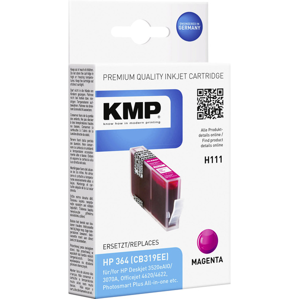KMP Druckerpatrone ersetzt HP 364 Kompatibel Magenta H111 1714,8006