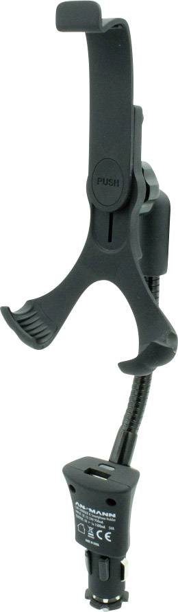 Ansmann Smartphone XXL Kfz-Halter mit USB-Lader Belastbarkeit Strom max.=1500 mA Passend für (Details) Zigarettenanzünder