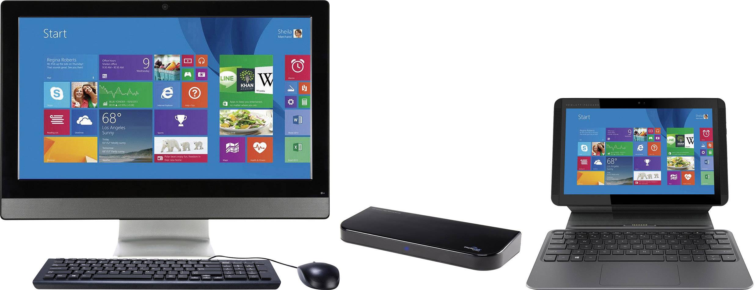 Renkforce Notebook Dockingstation WS-UG39DK1 Passend für Marke: Universal