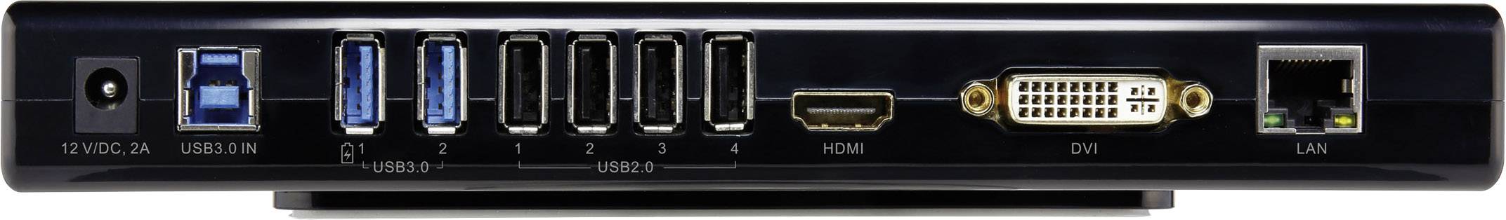 Renkforce Notebook Dockingstation WS-UG39DK1 Passend für Marke: Universal