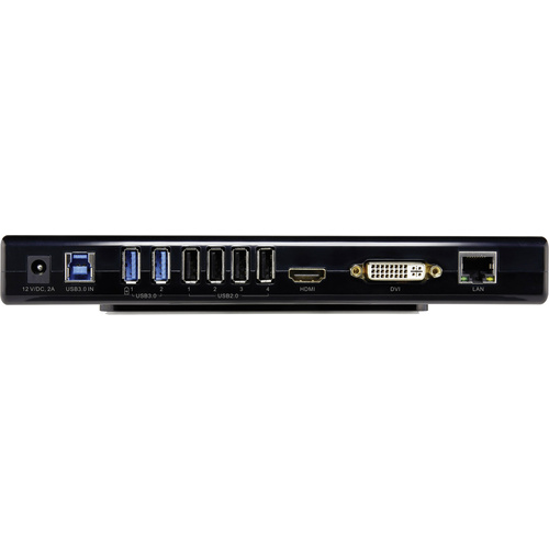 RenkforceStation d'accueil pour ordinateur portableuniversel(HDMI femelle, Jack femelle 3.5 mm, RJ45 femelle, USB 2.0 type