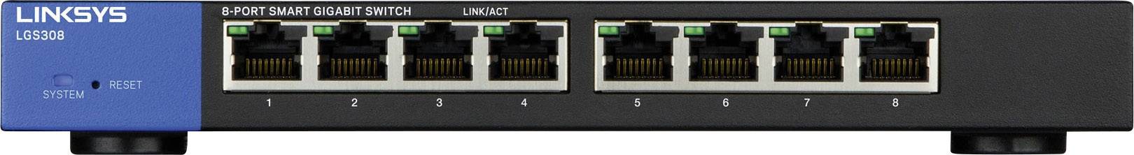 Linksys LGS308-EU Netzwerk Switch 8 Port 1 GBit/s