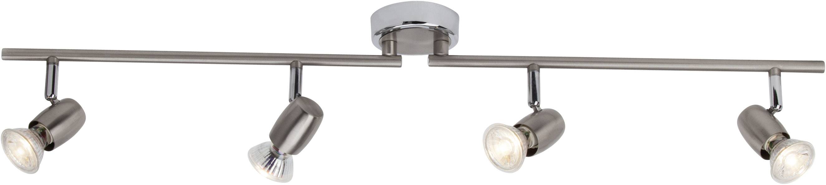 Brilliant Wesley G54832/77 Deckenstrahler LED GU10 10W Eisen, Chrom