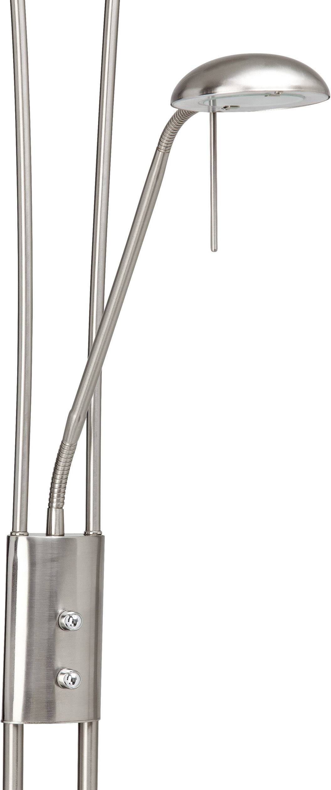 Brilliant Finn LED-Deckenfluter mit Leselampe LED 18 W Eisen, Weiß