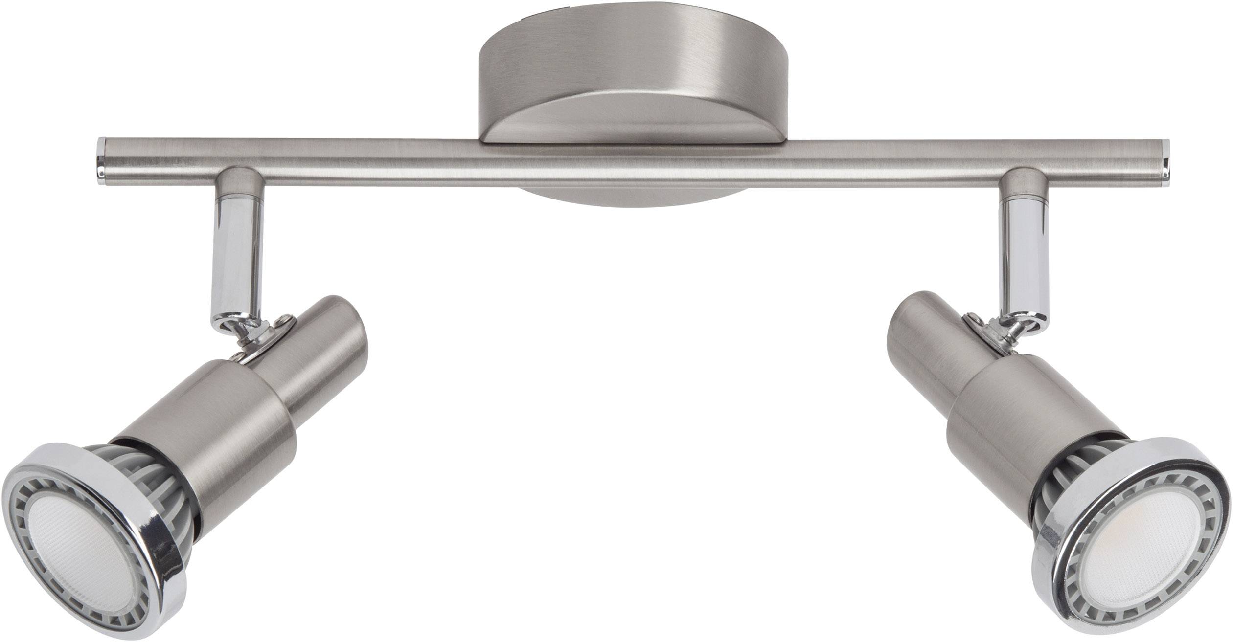 Brilliant Ryan G57413/77 Deckenstrahler LED GU10 6 W Eisen, Chrom