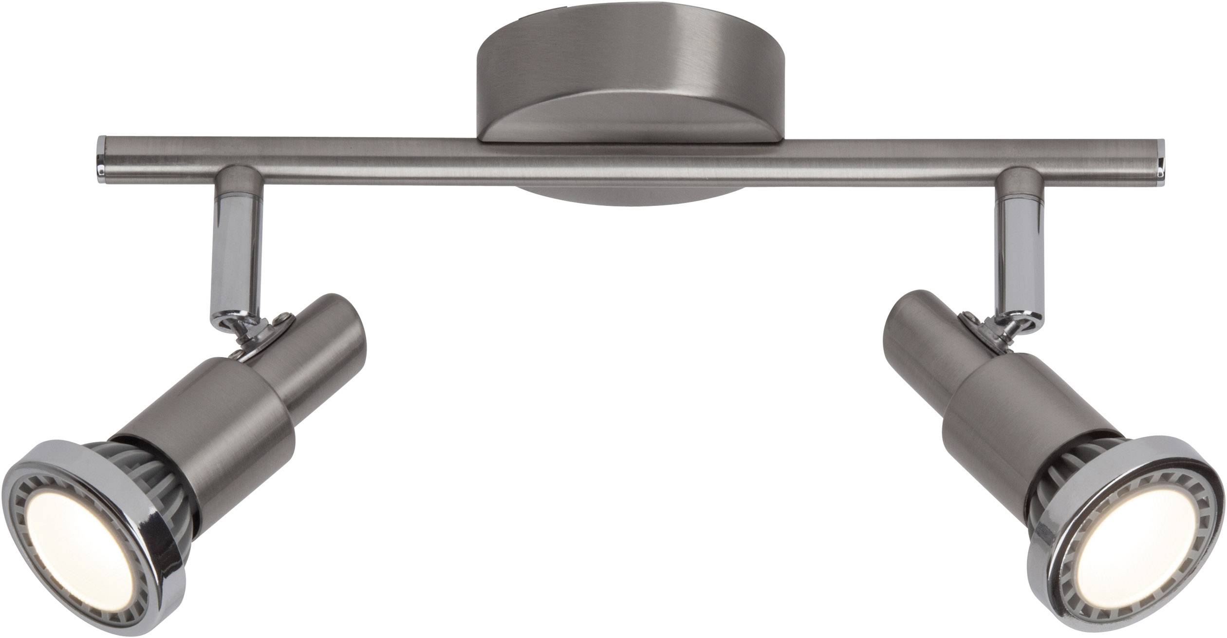 Brilliant Ryan G57413/77 Deckenstrahler LED GU10 6 W Eisen, Chrom