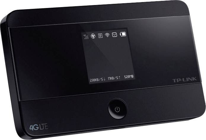 TP-LINK M7350 Mobiler 4G-WLAN-Hotspot bis 10 Geräte 150 MBit/s mit microSD-Kartenslot Schwarz