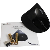 Perixx Perimice -713 Ergonomische Maus Funk Optisch Schwarz 6 Tasten 2000 dpi Ergonomisch Perixx Perimice -713 Ergonomische Maus Funk Optisch Schwarz 6 Tasten 2000 dpi Ergonomisch