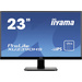 Iiyama ProLite XU2390HS-B1 LED-Monitor EEK E (A - G) 58.4cm (23 Zoll) 1920 x 1080 Pixel 16:9 5 ms HDMI®, DVI, VGA IPS LED