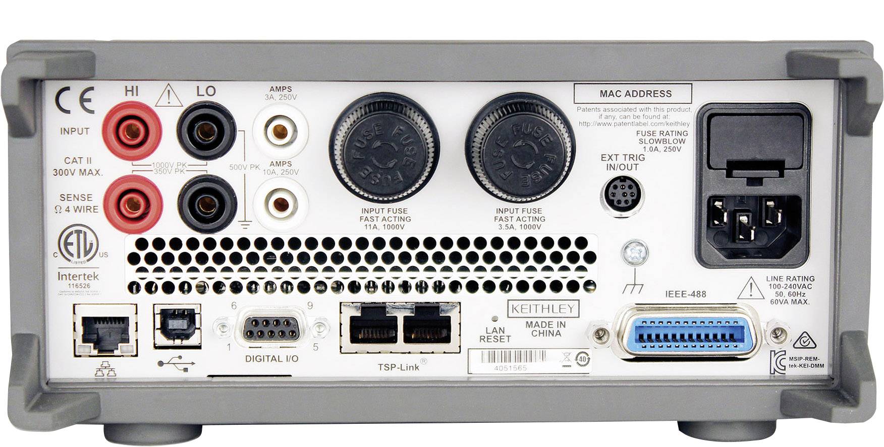 Keithley DMM7510 Tisch-Multimeter digital CAT II 300V Anzeige (Counts): 10000000