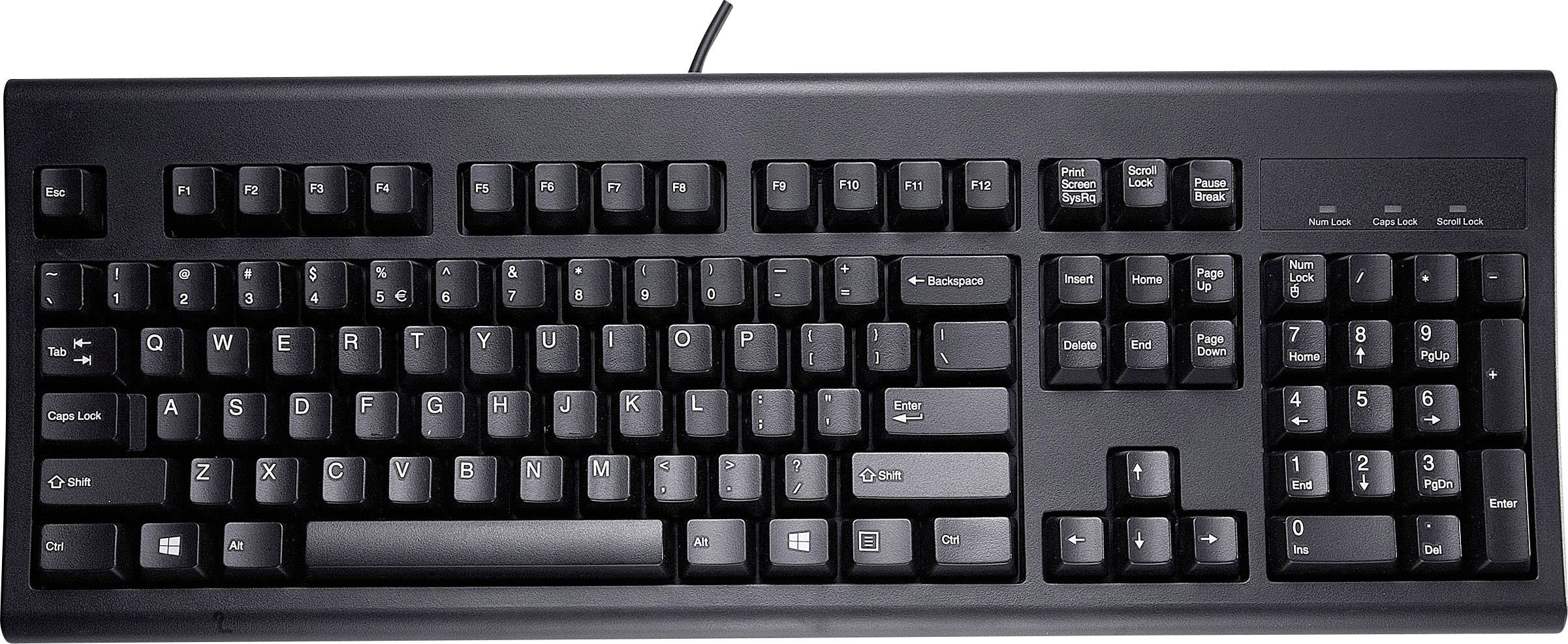 Perixx Periboard-106 USB Tastatur Deutsch, QWERTZ Schwarz Ergonomisch