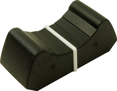 Cliff FC72621 FC72621 Schiebeknopf Schwarz (L x B x H) 26 x 11.6 x 10 mm