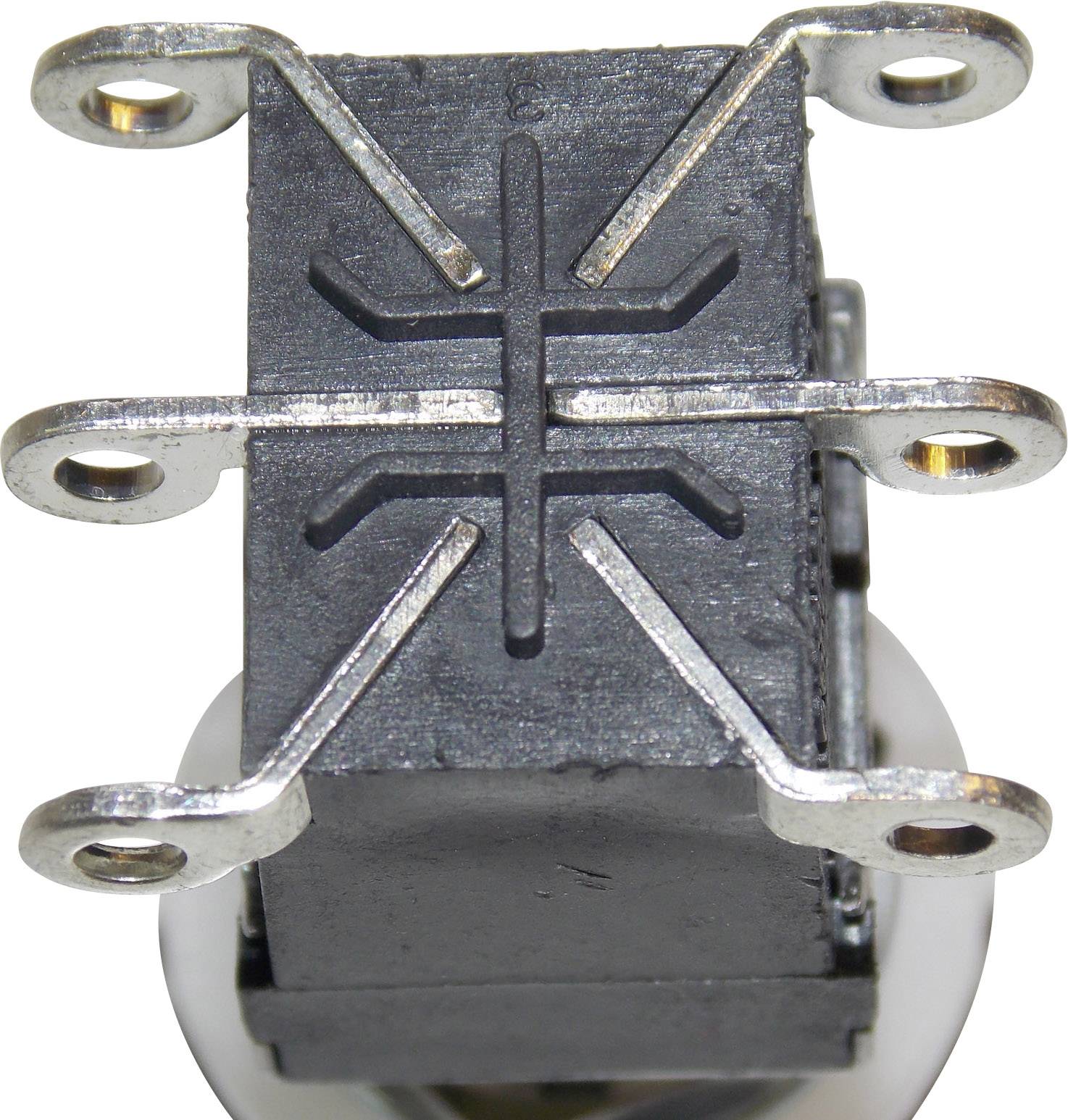 Cliff CL2107C Fußschalter 250 V/AC 2A 1 Pedal Bausatz, Betätiger gewölbt 2 Wechsler 1St.