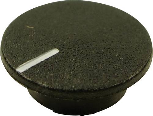 Cliff CL1764 Abdeckkappe mit Zeiger Schwarz Passend für (Serie-Knöpfe) Drehknöpfe K21