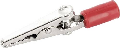 Econ Connect AK17RT Krokodilklemme Rot Klemmbereich max.: 4mm Länge: 56.7mm
