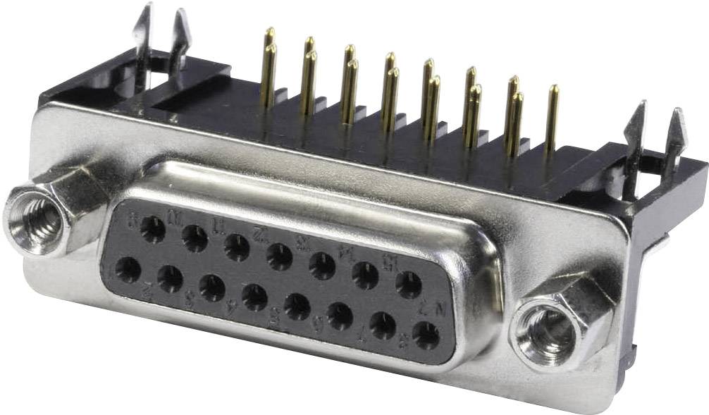 Econ Connect BU37WB/9 D-SUB Buchsenleiste 90° Polzahl: 37 Lötpins Tray