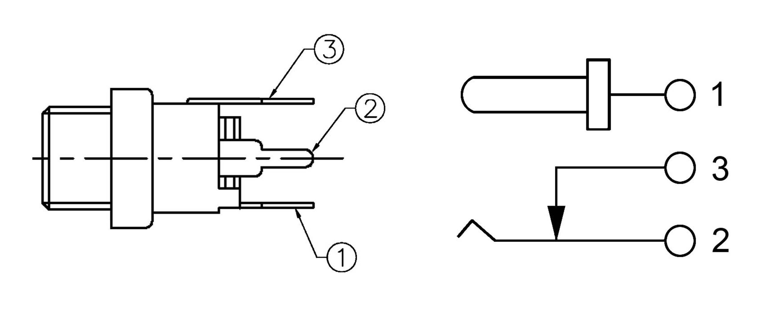 Econ Connect DCE5AP Niedervolt-Steckverbinder Chassisbuchse, gerade 2.1mm