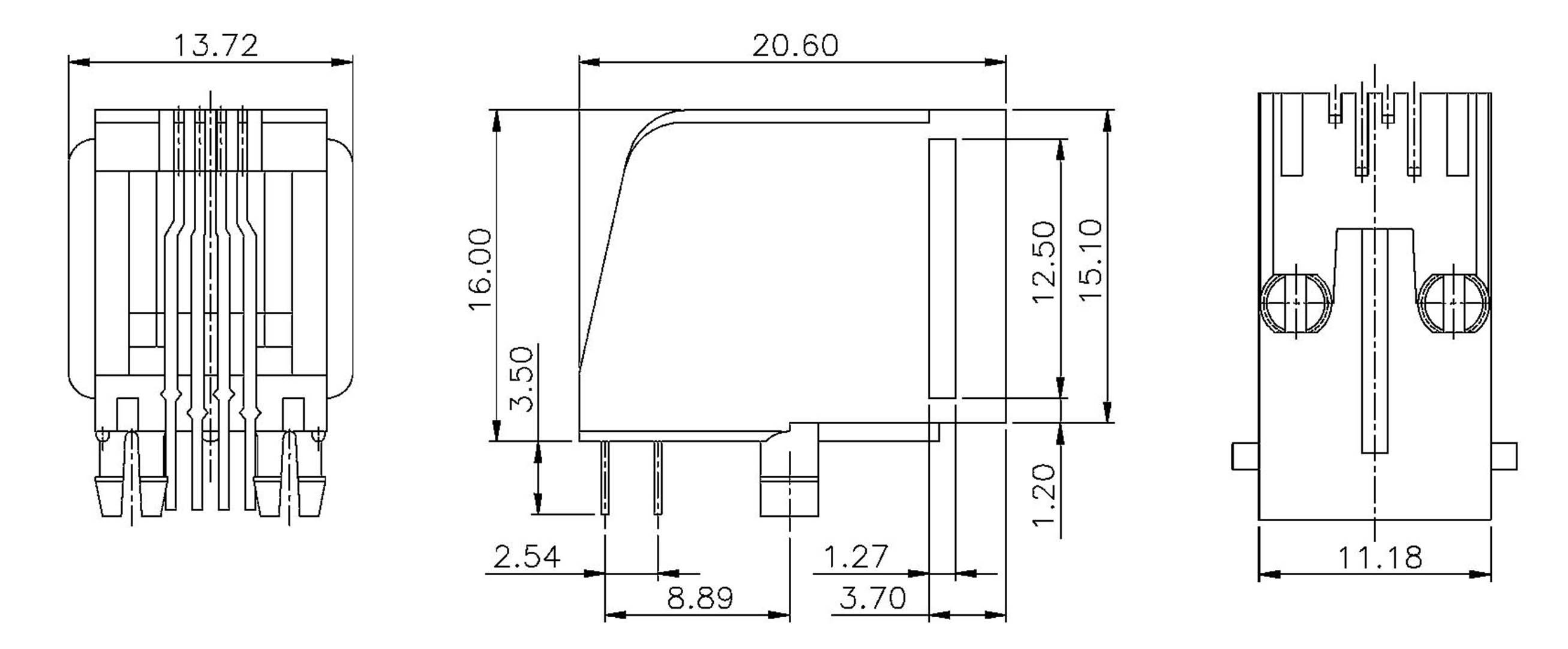 econ connect MEB4/4PST Modular Einbaubuchse MEB4/4PST Buchse, Einbau vertikal Polzahl 4P4C Schwarz 1 St.
