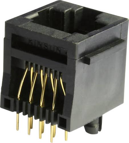Econ Connect MEB8/8PST Modular Einbaubuchse MEB8/8PST Buchse, Einbau vertikal Polzahl 8P8C Schwarz