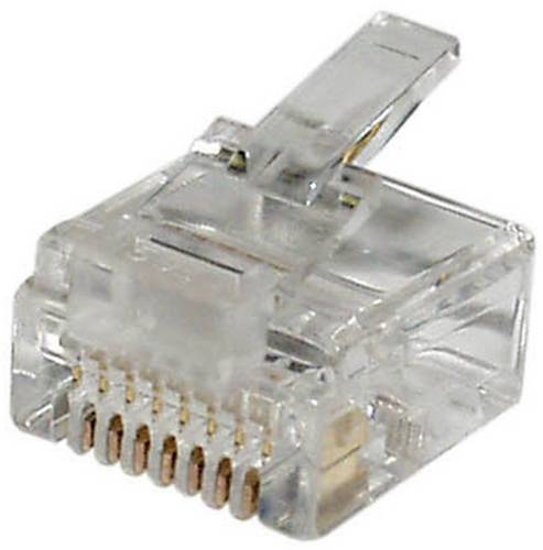 Econ Connect Modular-Stecker Stecker, gerade MPL8/8K Klar 8P8C