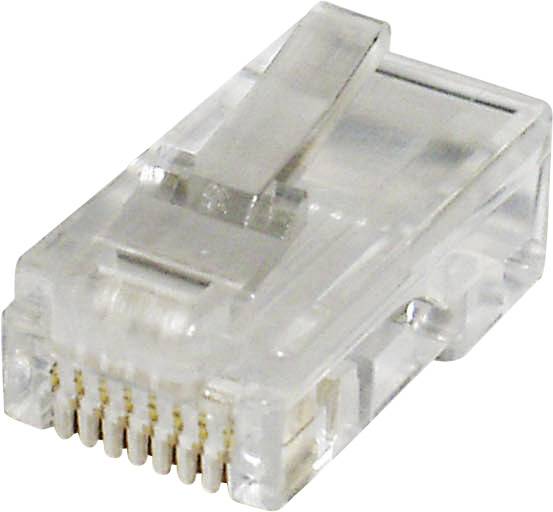 econ connect MPL88 Modular-Stecker MPL88 Stecker, gerade Polzahl 8P8C Klar 1 St.
