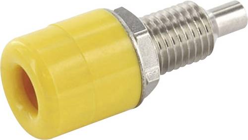 Econ Connect TB4GE Laborbuchse Buchse, Einbau vertikal Stift-Ø: 4mm Gelb