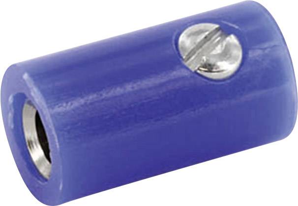 Econ Connect HOKBL Laborbuchse Buchse, Einbau vertikal Stift-Ø: 2.6mm Blau