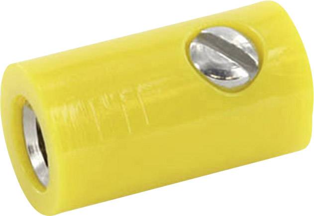 Econ Connect HOKGE Laborbuchse Kupplung, gerade Stift-Ø: 2.6 mm Gelb