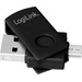 LogiLink USB 2.0 Adapter [1x USB 2.0 Stecker Micro-B - 1x SD-Karten-Slot] AA0068 mit OTG-Funktion