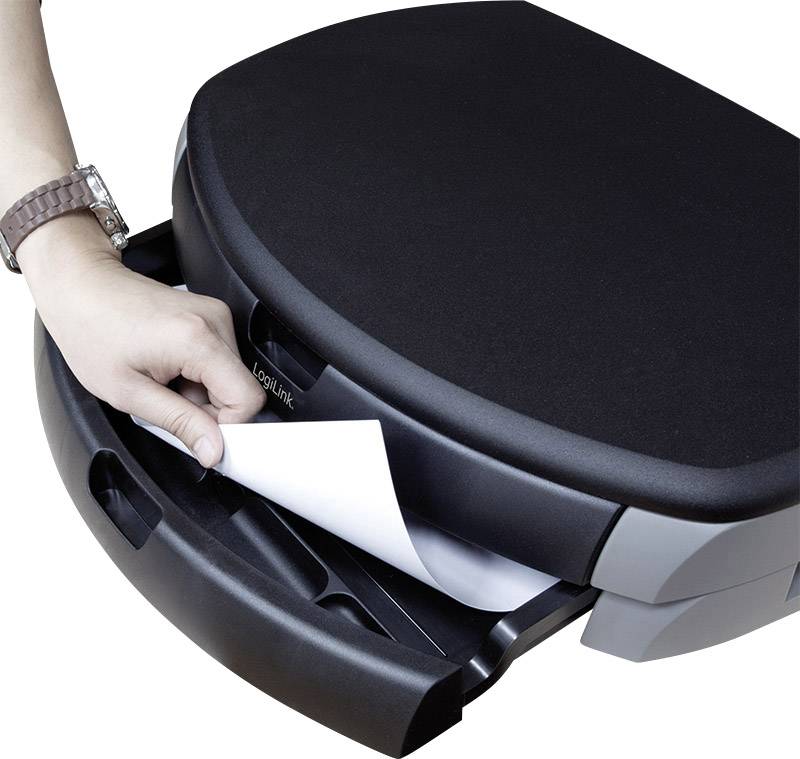 LogiLink BA0001 Monitor-Erhöhung Höhen-Bereich: 11cm (max) Schwarz