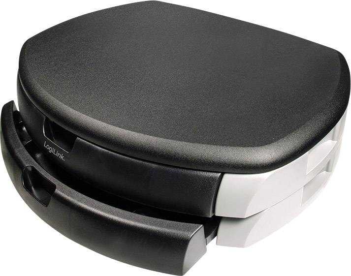 LogiLink BA0001 Monitor-Erhöhung Höhen-Bereich: 11cm (max) Schwarz