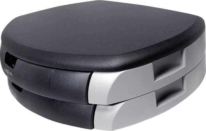 LogiLink BA0001 Monitor-Erhöhung Höhen-Bereich: 11cm (max) Schwarz
