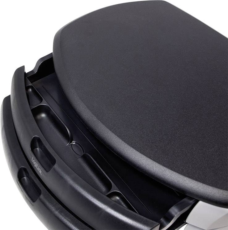 LogiLink BA0001 Monitor-Erhöhung Höhen-Bereich: 11cm (max) Schwarz