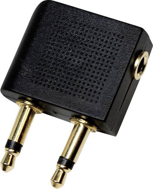 LogiLink CA1089 CA1089 Klinke Audio Y-Adapter [2x Klinkenstecker 3.5 mm - 1x Klinkenbuchse 3.5 mm] Schwarz