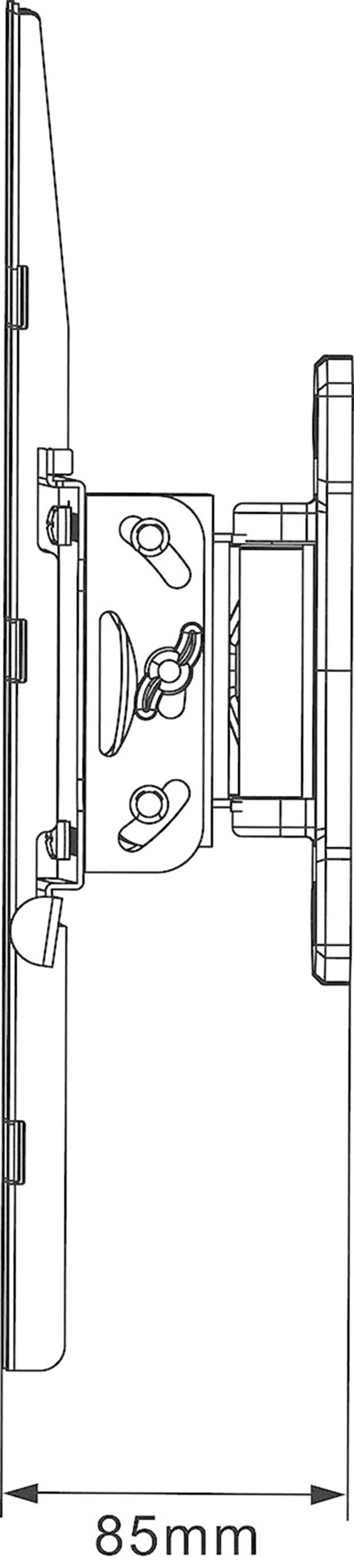 Mount Massive MNT 204 TV-Wandhalterung 81,3 cm (32") - 139,7 cm (55") Neigbar+Schwenkbar