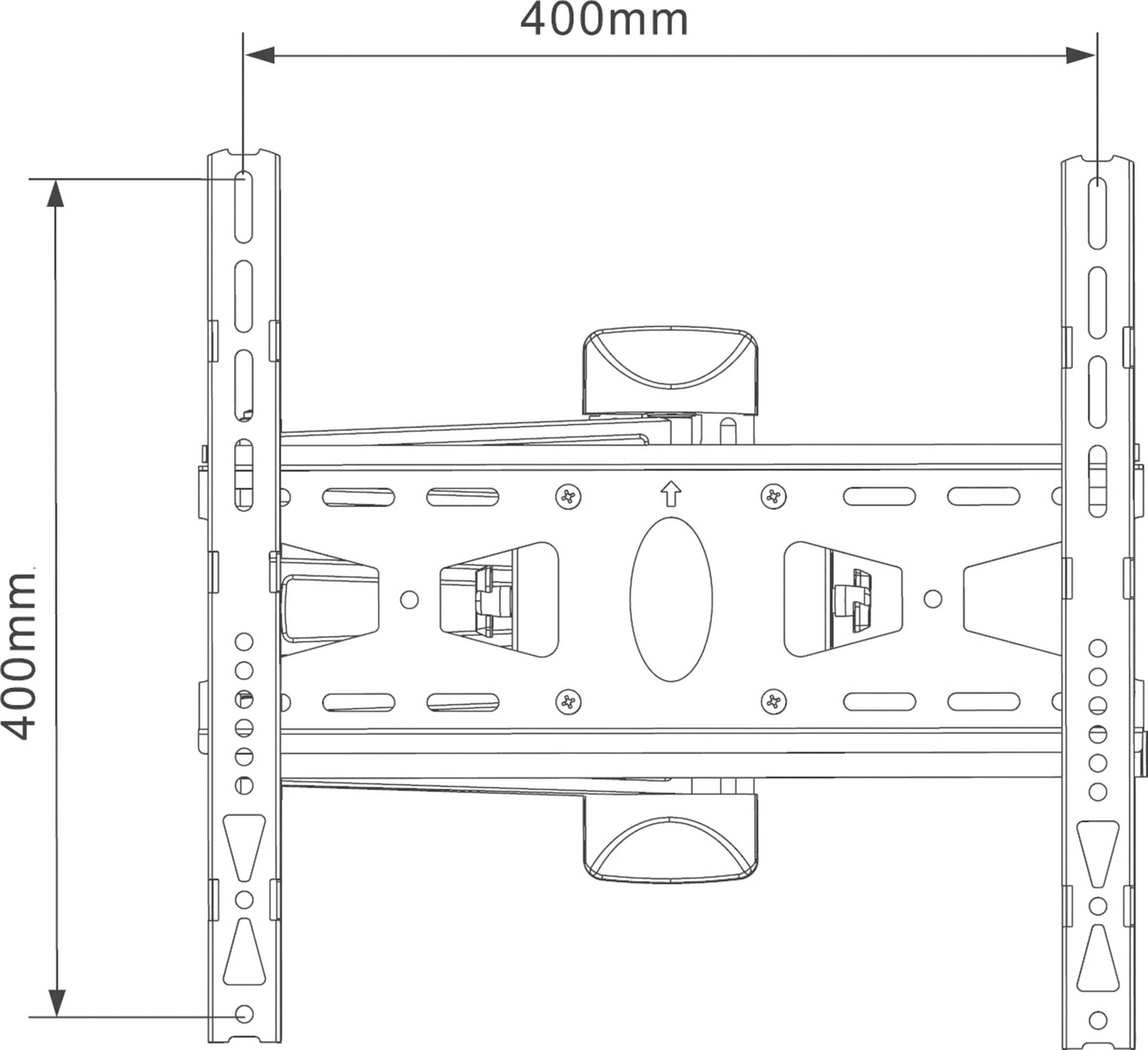 Mount Massive MNT 208 TV-Wandhalterung 81,3 cm (32") - 139,7 cm (55") Neigbar+Schwenkbar