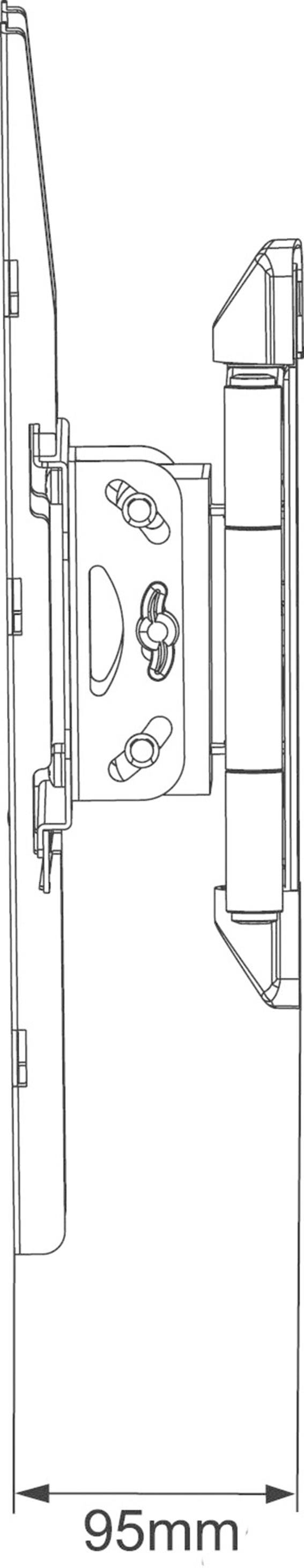Mount Massive MNT 208 TV-Wandhalterung 81,3 cm (32") - 139,7 cm (55") Neigbar+Schwenkbar
