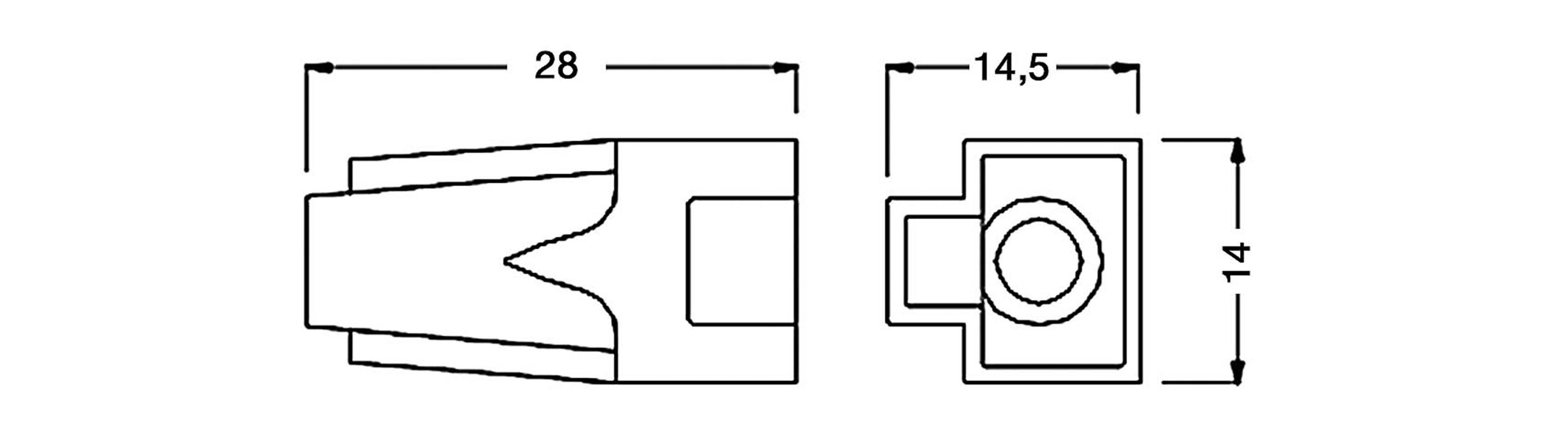 Econ Connect KSM8SW Knickschutz für MPL8/8RG KSM8SW Knickschutztülle Polzahl Sensoren 8P8C Schwarz