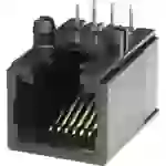 Econ Connect MEB6/6PL Modular-Einbaubuchse MEB6/6PL Buchse, Einbau horizontal Polzahl 6P6C Schwarz Econ Connect MEB6/6PL Modular-Einbaubuchse MEB6/6PL Buchse, Einbau horizontal Polzahl 6P6C Schwarz