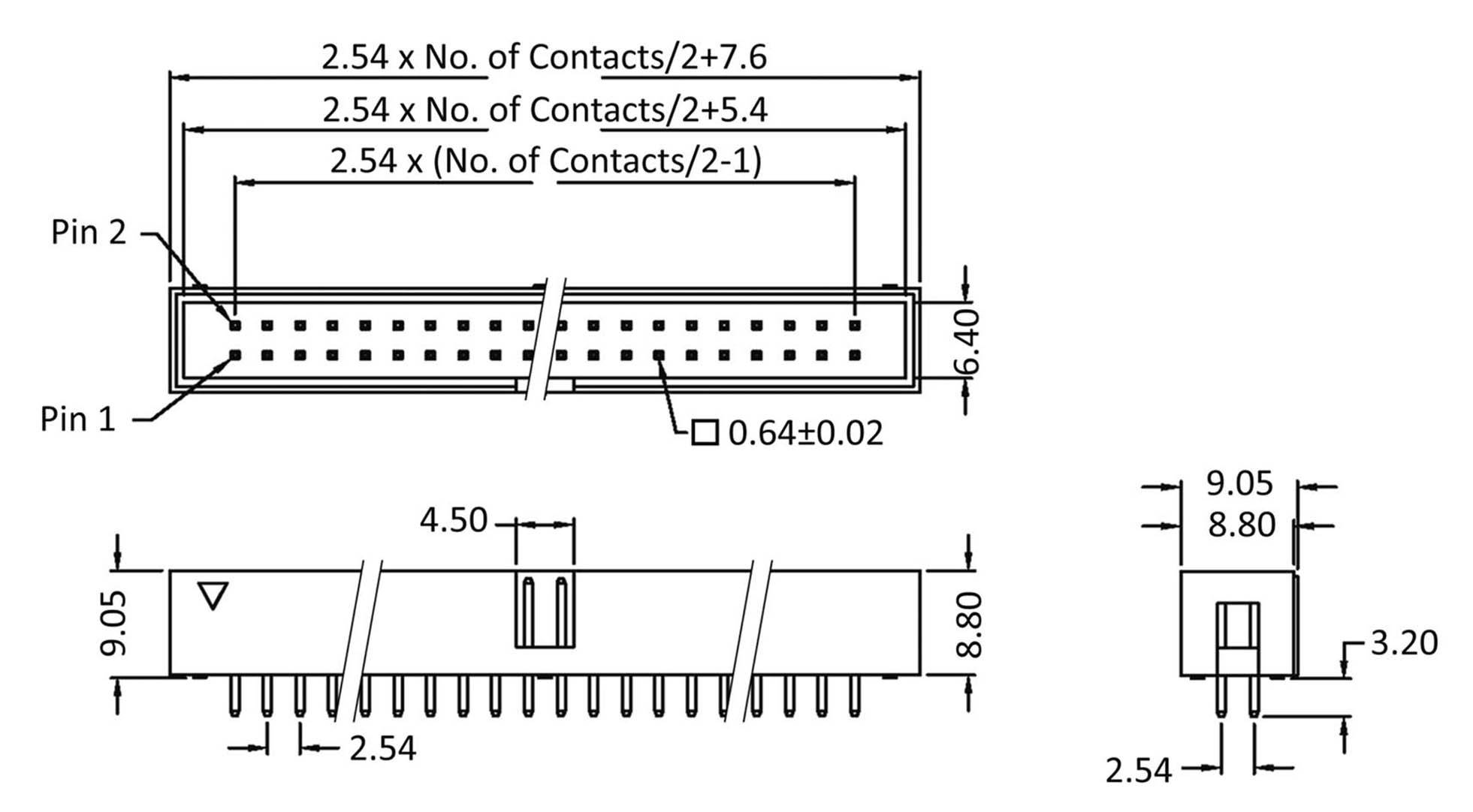 econ connect WS10G Stiftleiste Gesamtpolzahl 10 Anzahl Reihen 2 1 St.