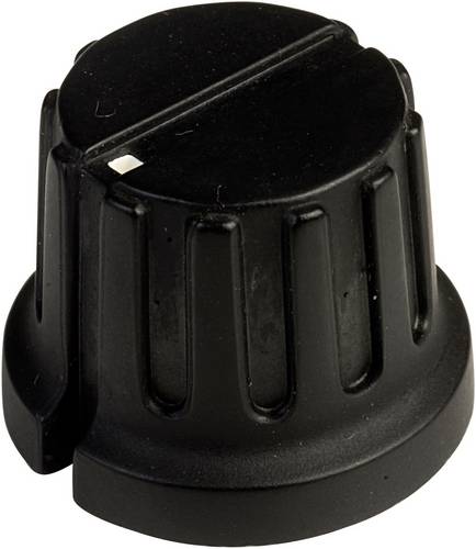 SCI PN-38C (6.4mm) PN-38C (6.4mm) Drehknopf mit Zeiger Schwarz (Ø x H) 20.3 mm x 15.6 mm