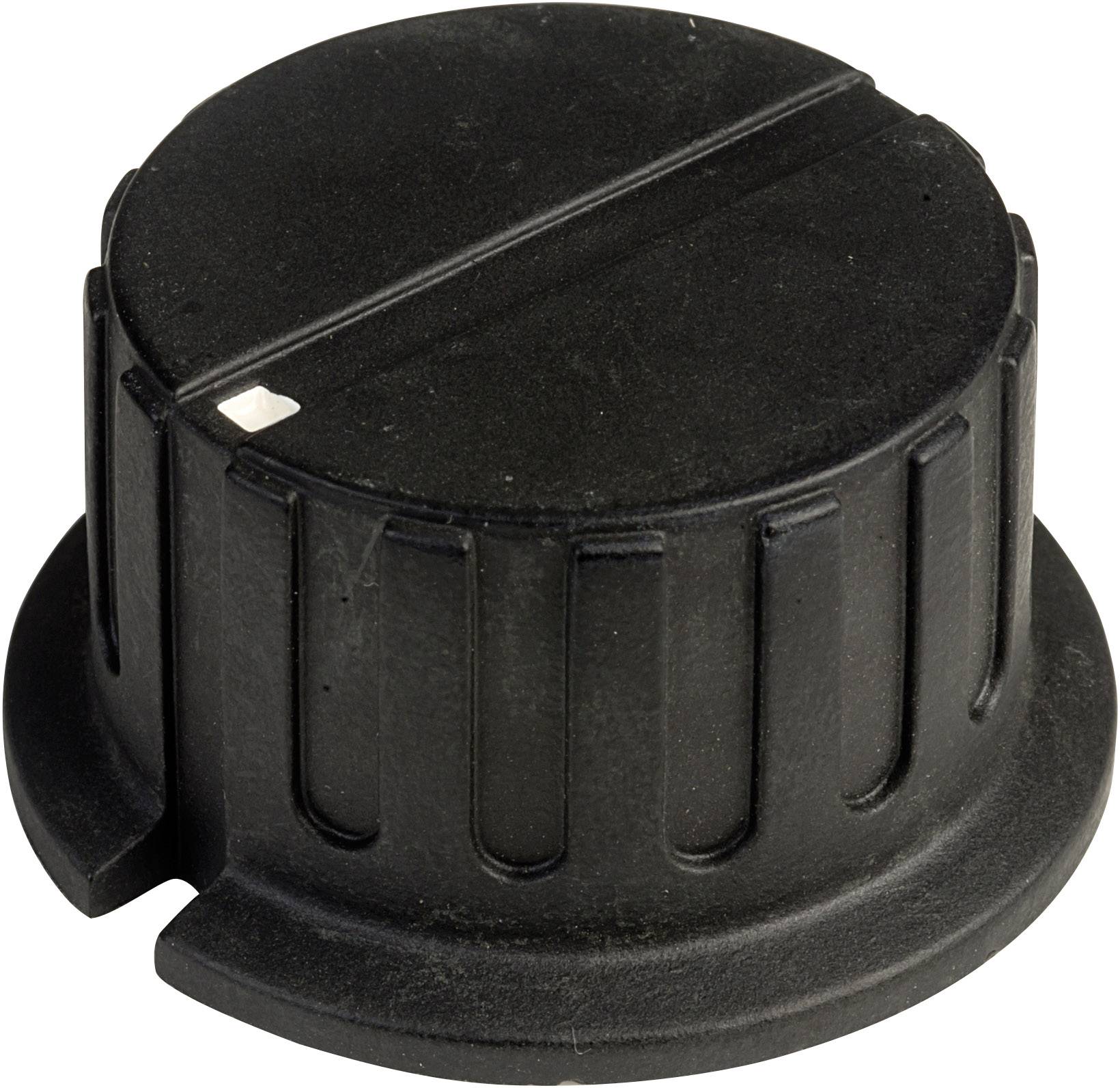 SCI PN-38A(6.4mm) PN-38A(6.4mm) Drehknopf mit Zeiger Schwarz (Ø x H) 34.8 mm x 18 mm