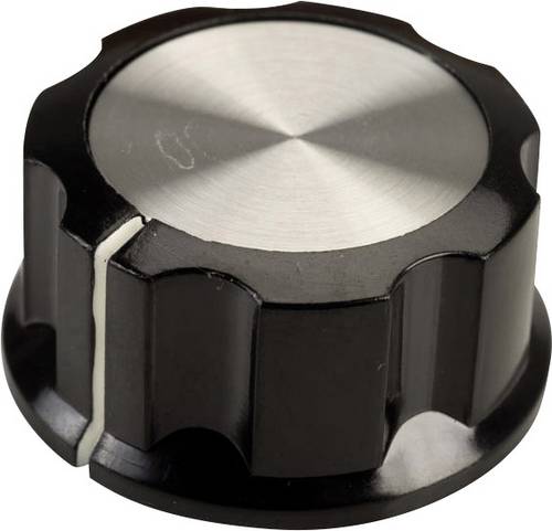 SCI RN-99C(6.4mm) RN-99C(6.4mm) Drehknopf Schwarz, Weiß (Ø x H) 33 mm x 16 mm