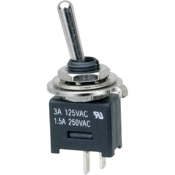 Interrupteur à levier 1 x Off/On SCI MTE101A1 250 V/AC 3 A à accrochage