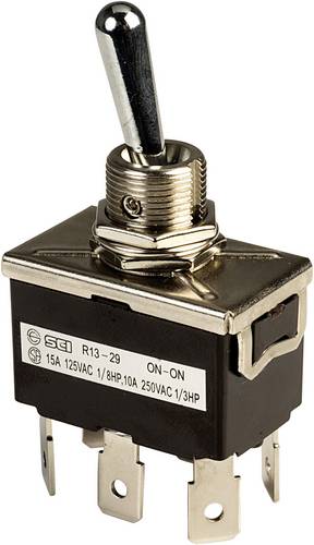 SCI R13-29B Kippschalter 250 V/AC 10 A 2 x Ein/Ein rastend 1 St.