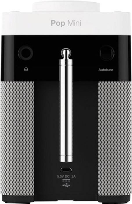 Pure Pop Mini Tischradio DAB+, UKW Schwarz, Weiß